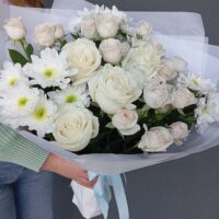 Букет "Облачко " Букет "Белая Вуаль"