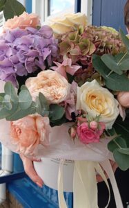 Шляпный бокс.Наполнение может быть самым разнообразным 