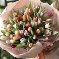 Букет  " Море тюльпанов "